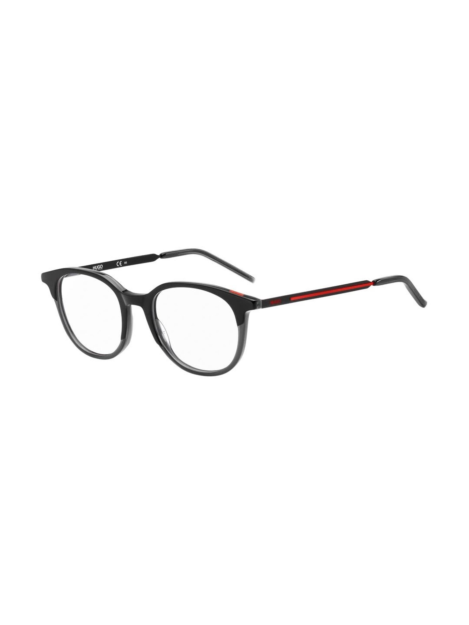 HUGO Black Oval Eye Frames for Men