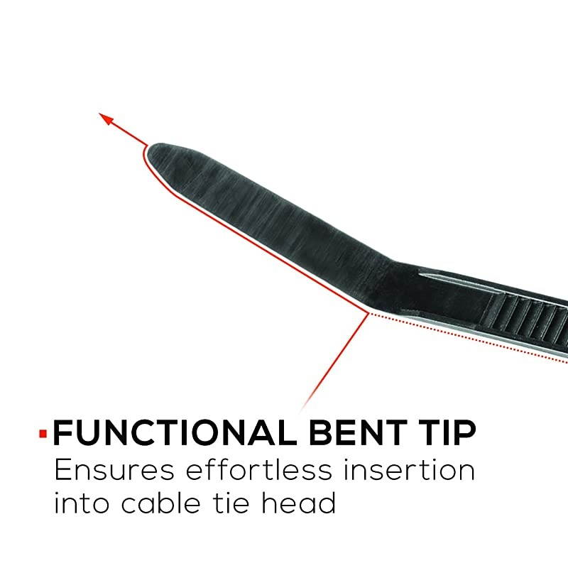 MultiPurpose UV Resistant Black Cable Ties 36 inches 50 Pack