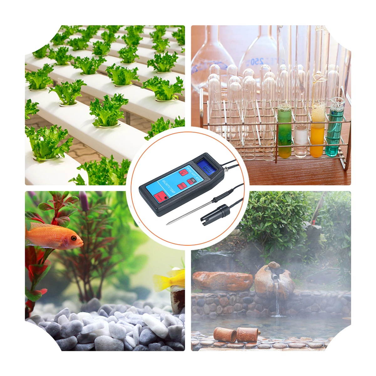 2 in 1 Salinity-8425 Meter ATC Salinometer Salt Gauge Salty Brine Meter Seawater Salinity Refractometer Food Salinity Tester