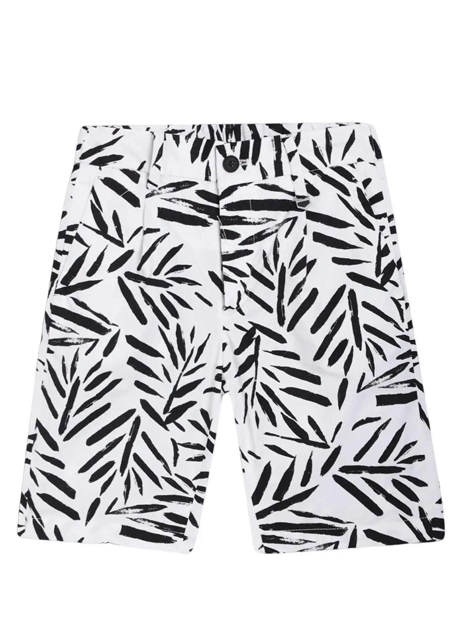 Antony Morato Kids White Printed  Shorts