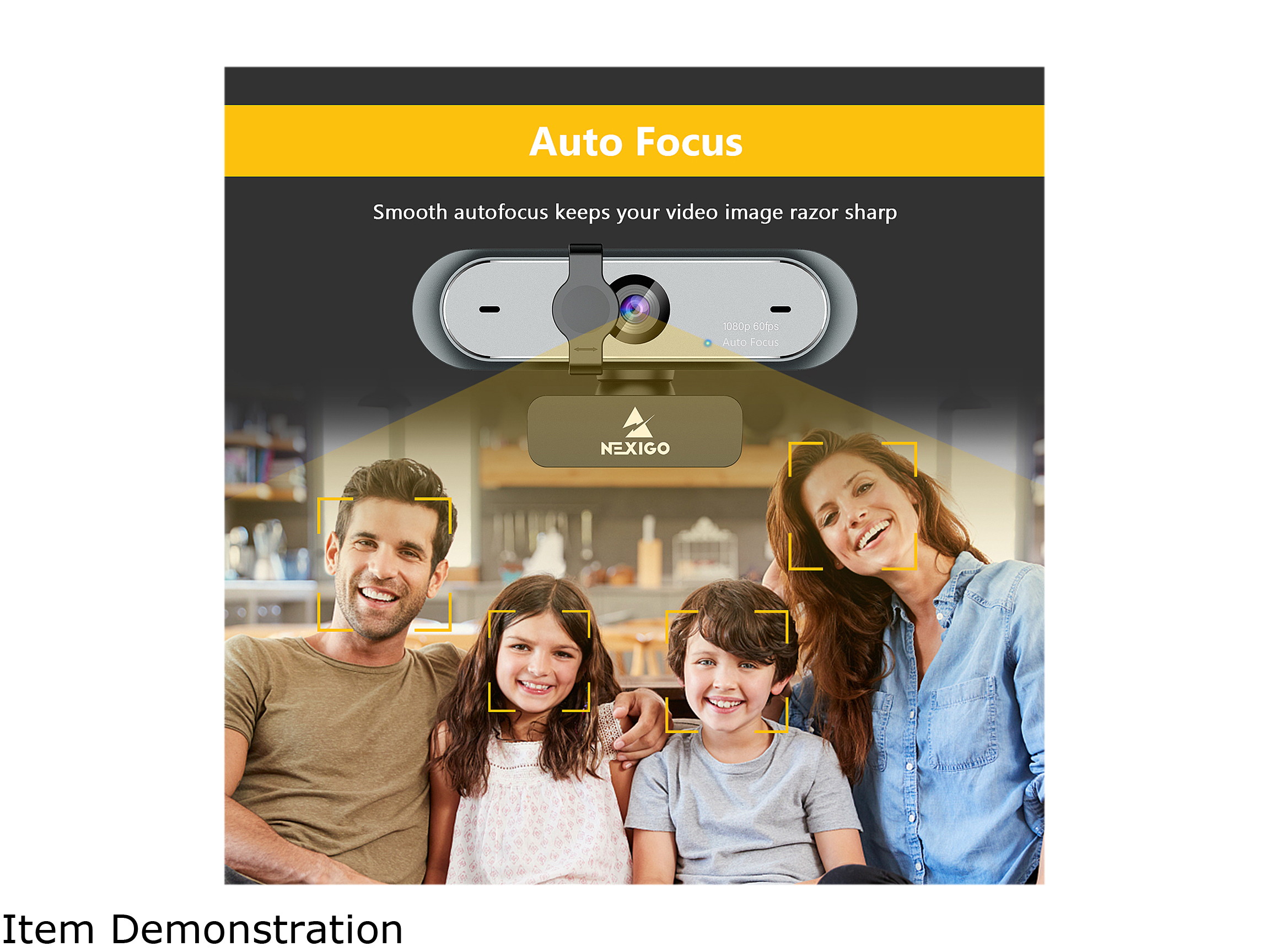 NexiGo N660P Pro FHD USB Computer Web Camera, for OBS Gaming Zoom Meeting Skype FaceTime Teams