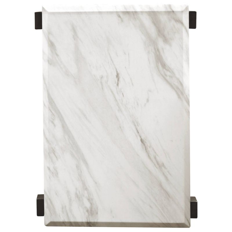 Janilly Chairside End Table Dark Brown/White - Signature Design by Ashley