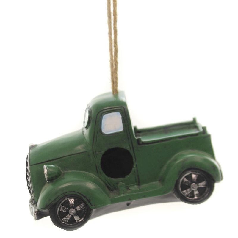 Home & Garden 5.0" Truck Birdhouse Pick-Up Truck Tree Decor Ganz  -  Decorative Figurines