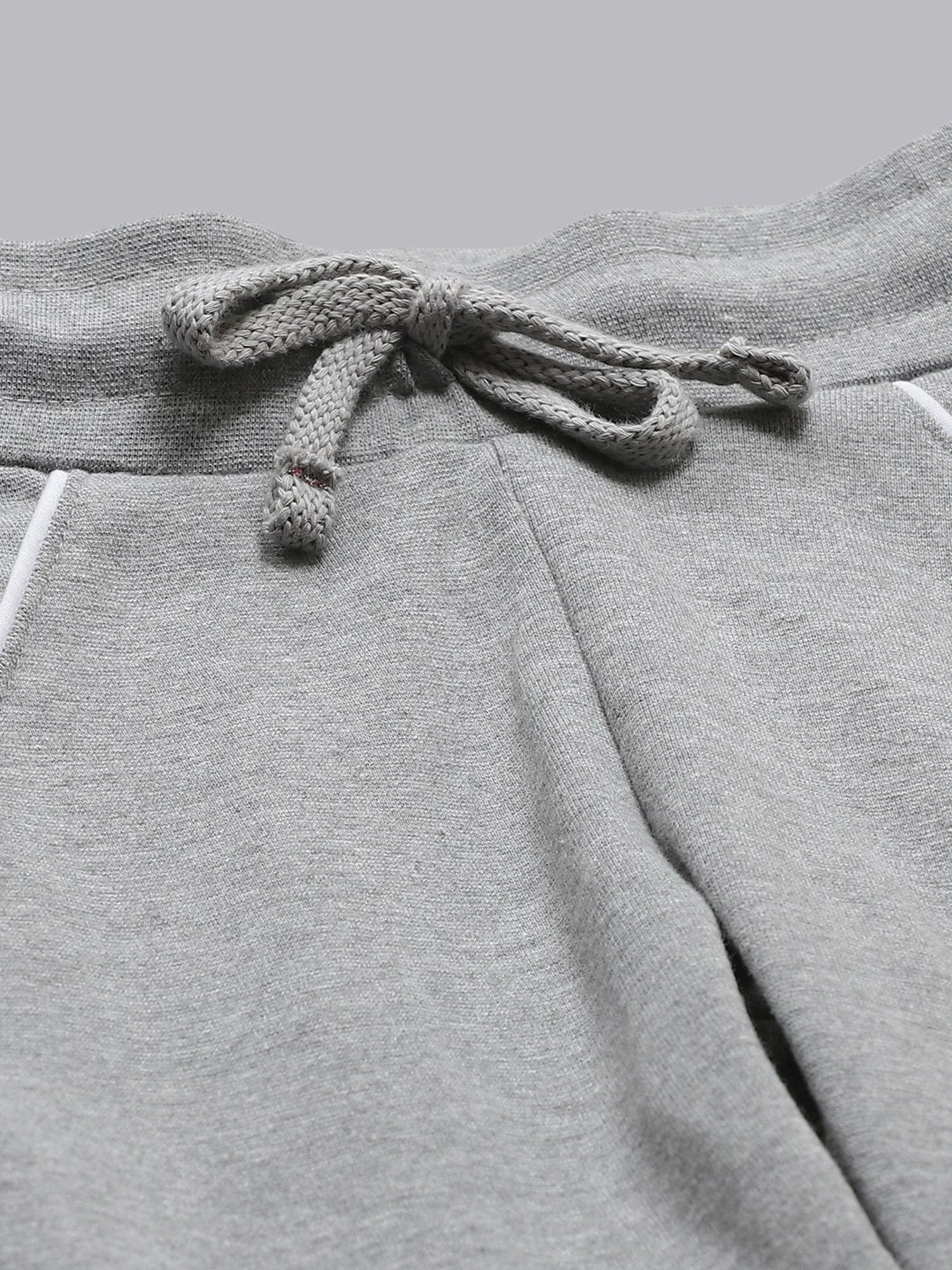 Cayman Grey Mid Rise Track Pants