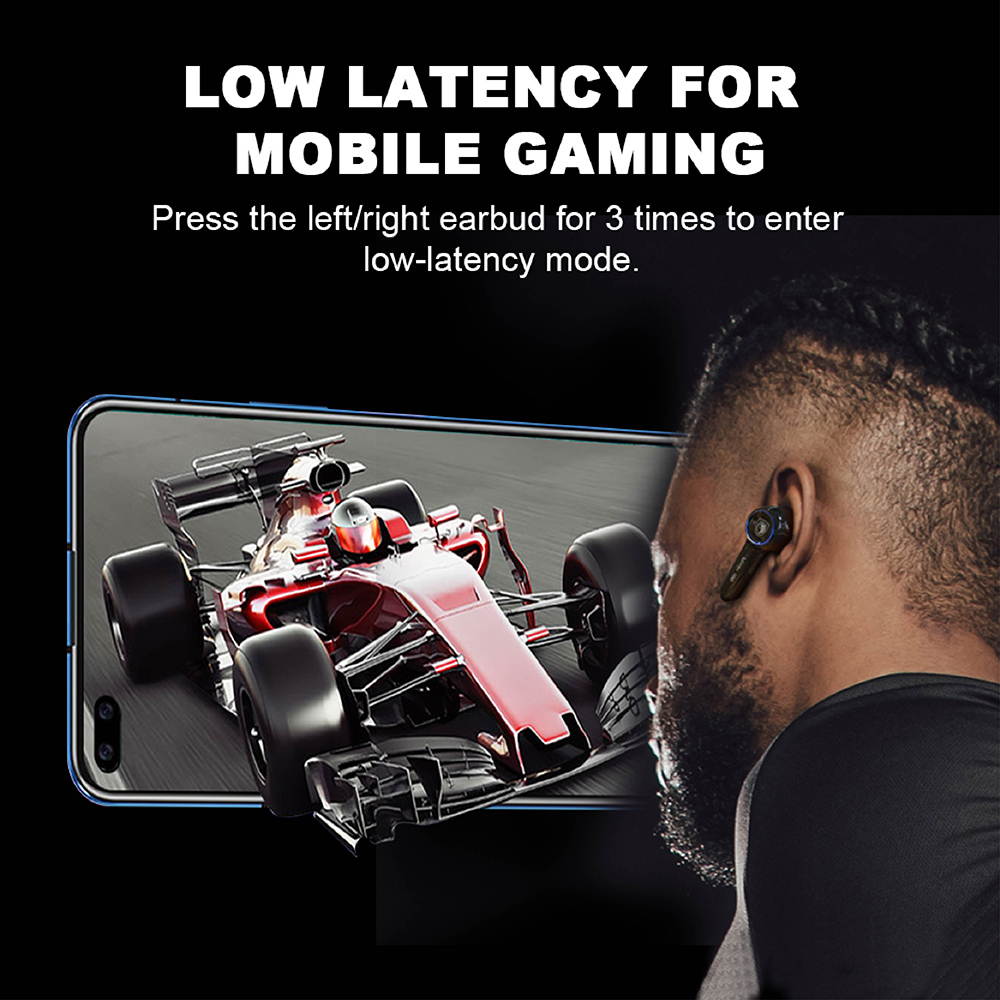 SADES Wings 100 True Wireless Pink Gaming Earbuds With Clear Microphone Low Latency Gaming Bass Audio Blutooth Earbuds With Charging Box For Gamers