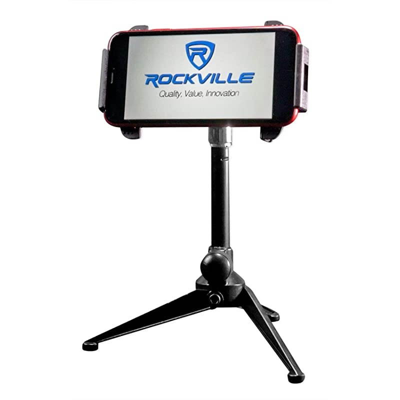 RDTS Adjustable Height Studio Desktop Tripod Microphone Stand+Mic Clip