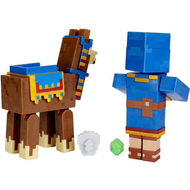 Minecraft Comic Maker 2pk - Llama and Wandering Trader