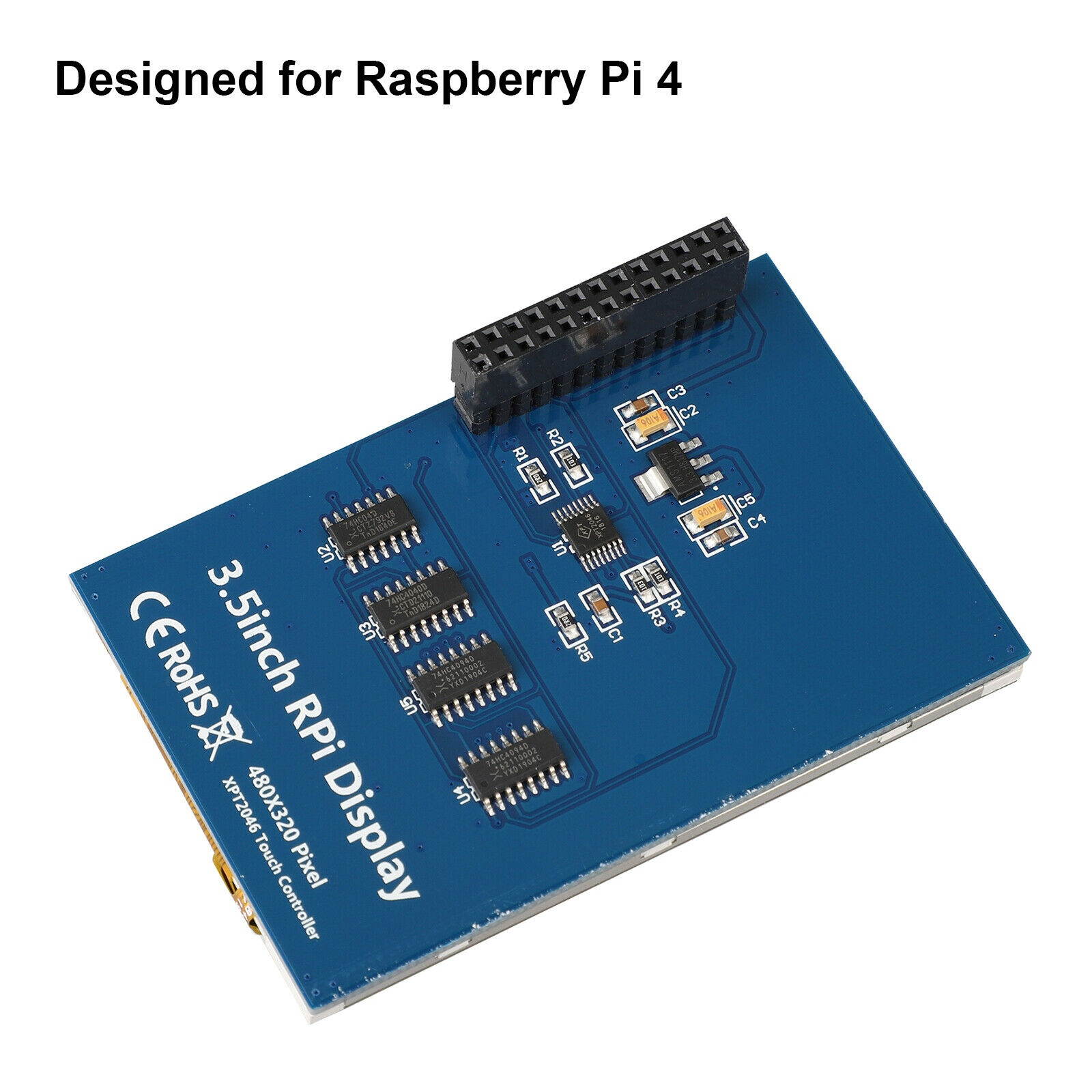 3.5" TFT 6LED Touch Screen Monitor LCD+Case+Touch pen for Raspberry Pi 4 Model B