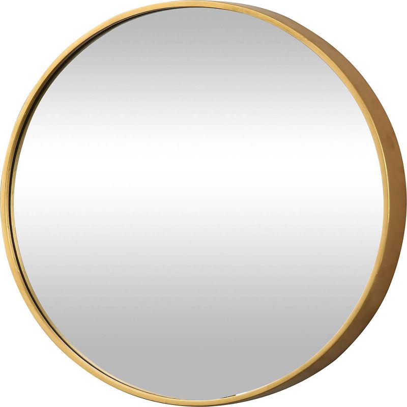 Beckham Round Mirror Gold - FirsTime