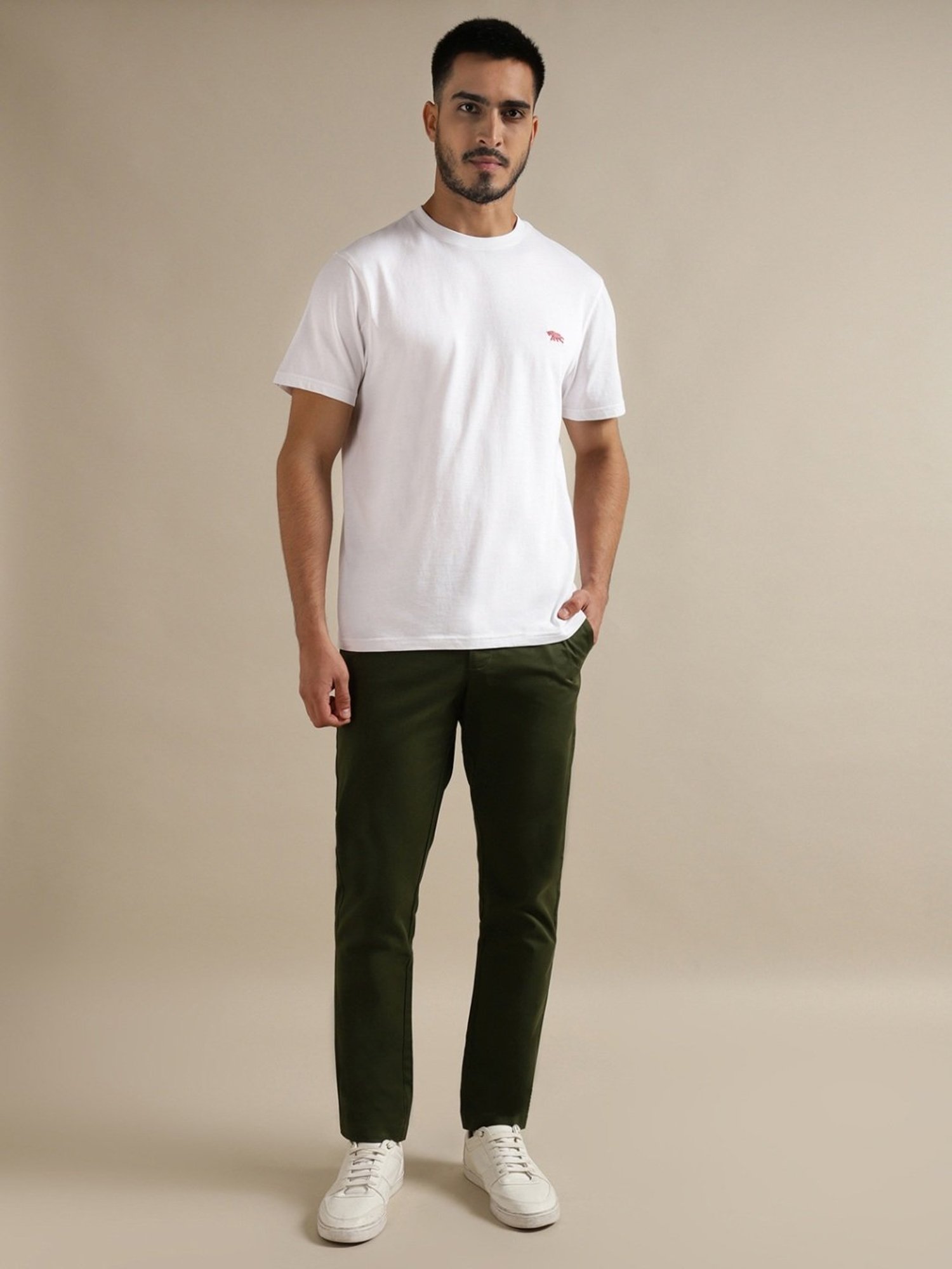 Andamen White Regular Fit T-Shirt