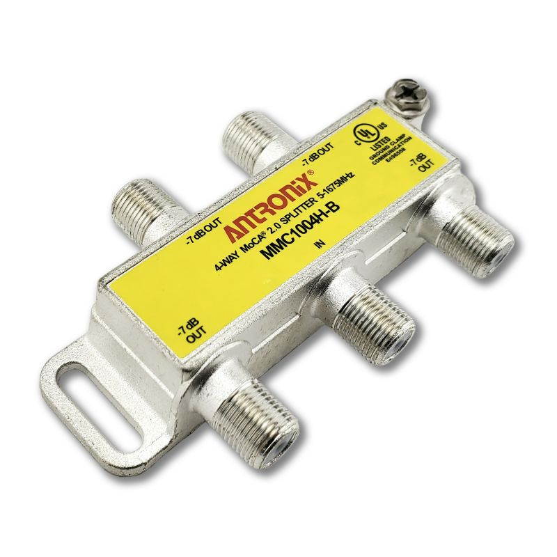 3 way antronix mmc1003hb 51675 mhz moca 2.0 splitter for frontier formerly verizon fios