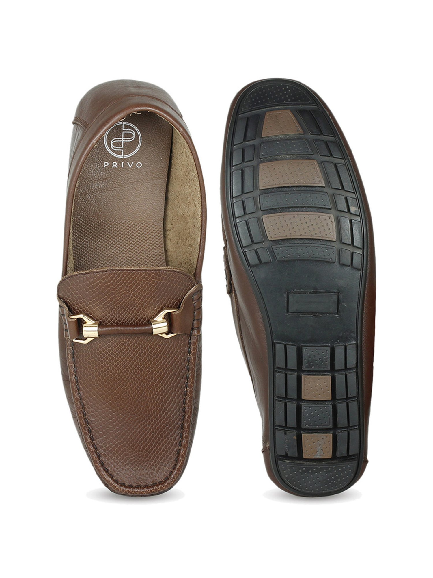 Privo by Inc.5 Men's Brown Casual Loafers