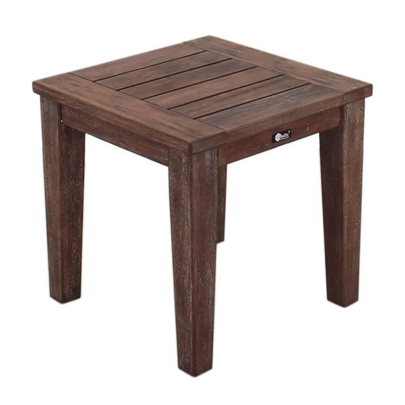 Wood Fiber Clay Patio Accent Table - Olivia & May