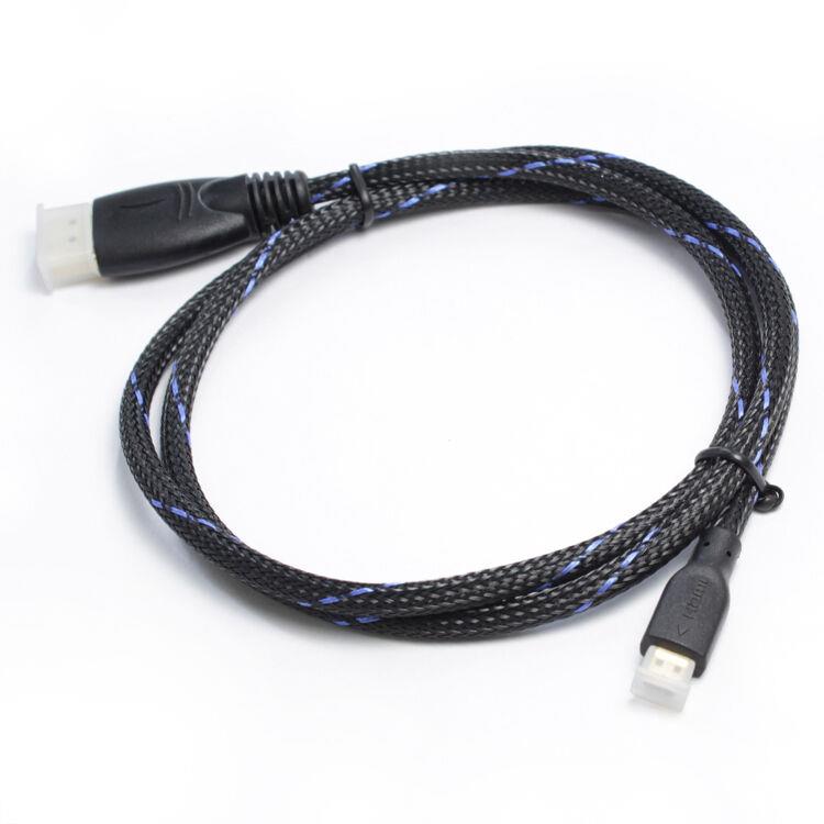 3Feet High Speed Micro HDMI to HDMI Male Cable with Ethernet Braided Protective