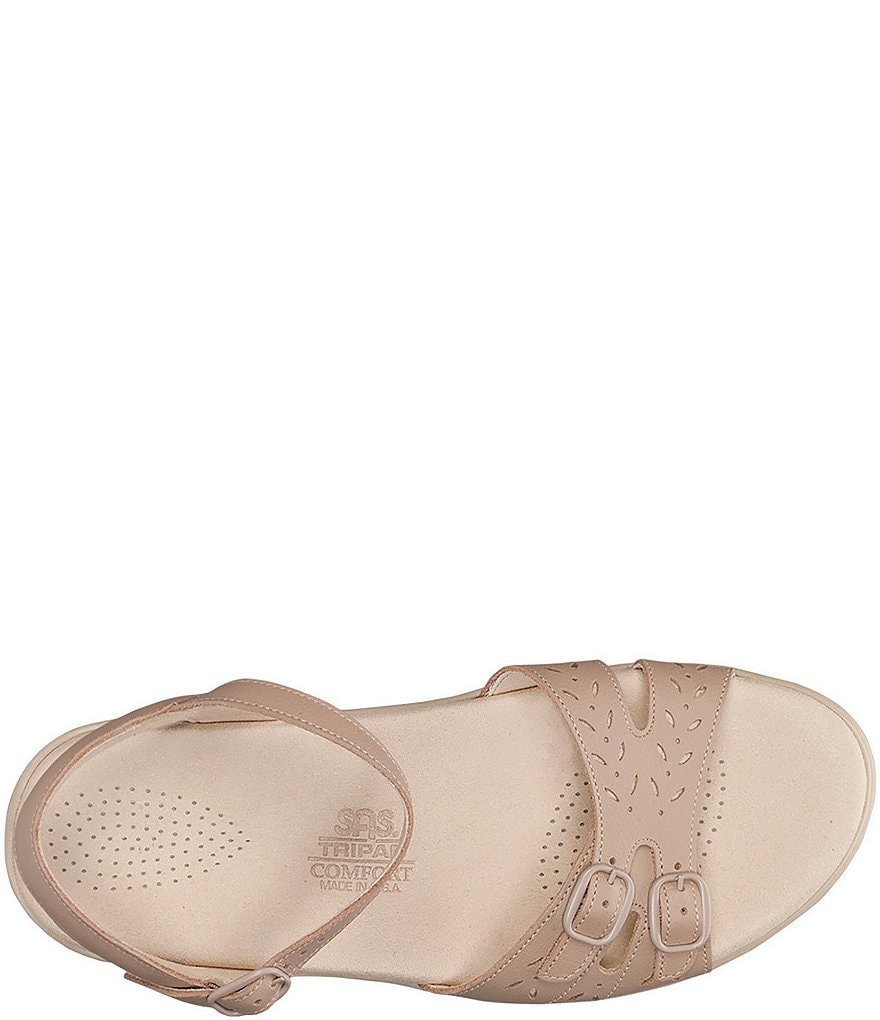 SAS Duo Leather Wedge Sandals