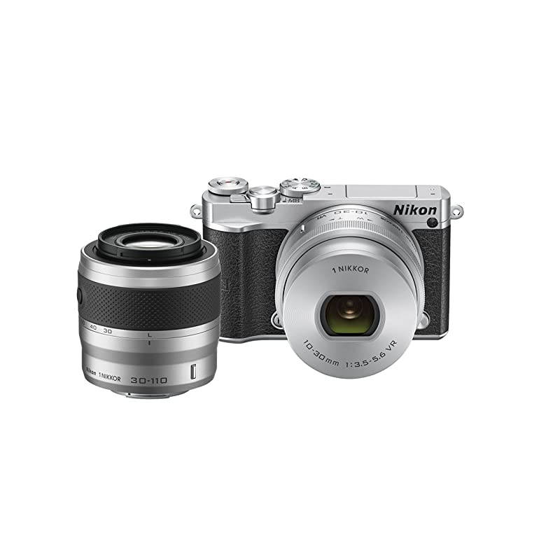 1 J5 Mirrorless Digital Camera w/ 10-30mm PD-ZOOM Lens & 30-110mm Lens (Silver)