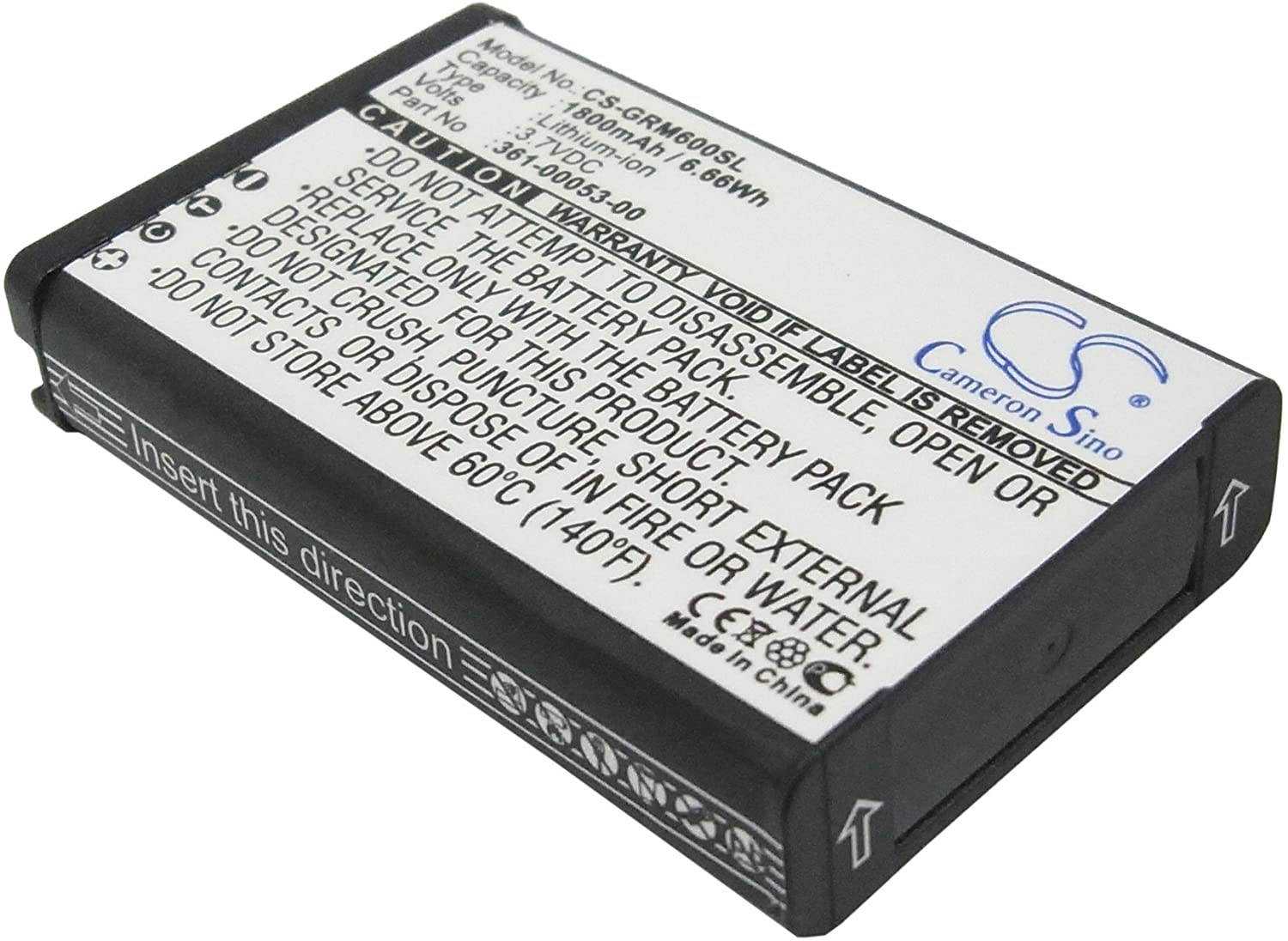 Cameron Sino 1800mAh / 6.66Wh Replacement Battery for Garmin Alpha 100 Handheld