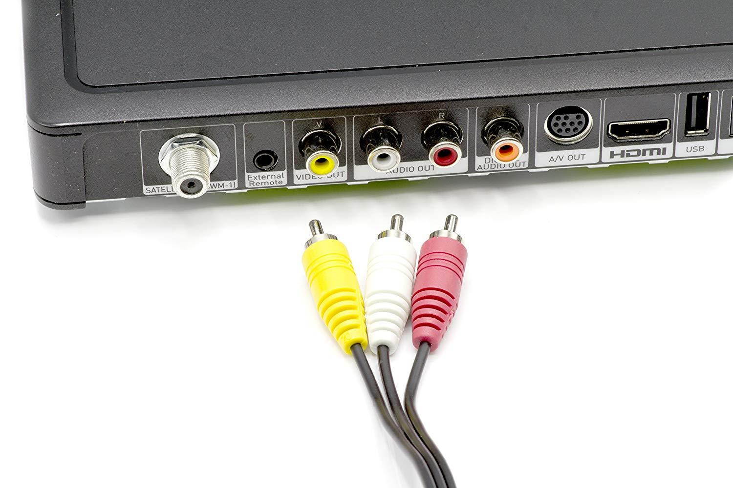 Video CableComposite Cord 30 ft RCA to RCA MMx3AV Cable for TVDVDVCD etd