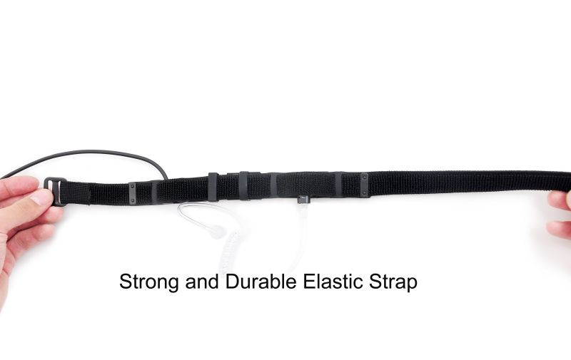 CQtransceiver Quality Noise Cancelling Whisper Tactical Throat Microphone Headset Earpiece for Airsoft Paintball Motorcycle Riding Night Club Use With Baofeng Kenwood Retevis Portable Walkie Talkie