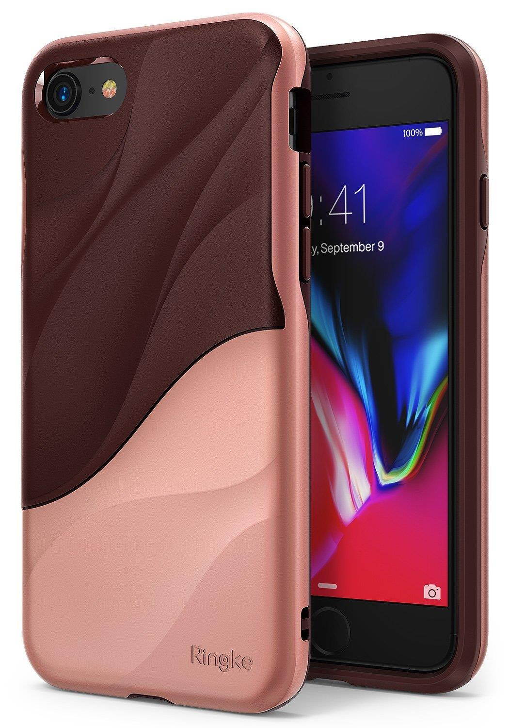 Apple iPhone 8 Case, Ringke [WAVE] Dual Layer Heavy Duty Shockproof PC TPU Protective Cover for iPhone 7 / iPhone 8 - Coastal Blue