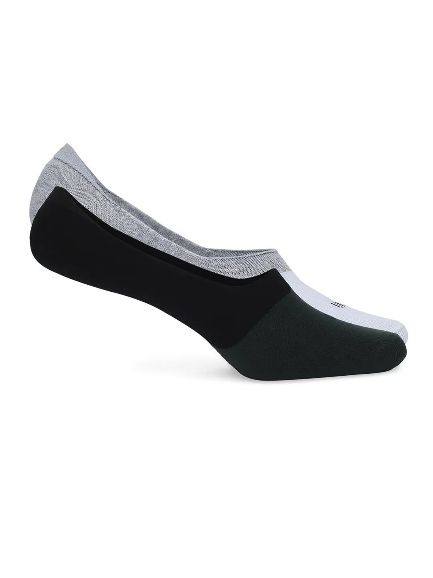 UnderJeans by Spykar Assorted No Show Socks - Pack of 2