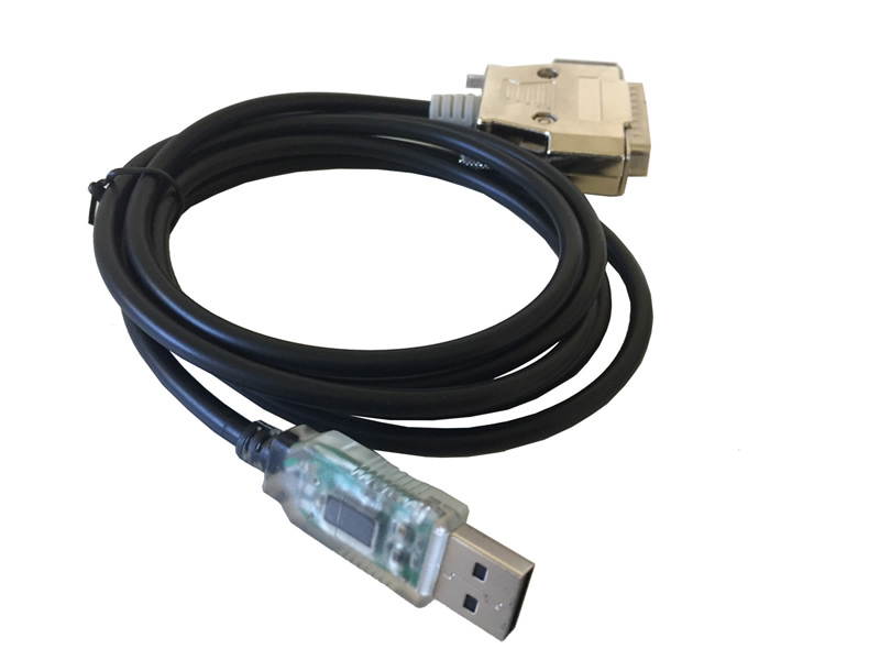 AYA 6Ft (6 Feet) USB to Serial RS-232 DB-25 Male Straight-Thru Cable FTDI Chipset (5-Wires)