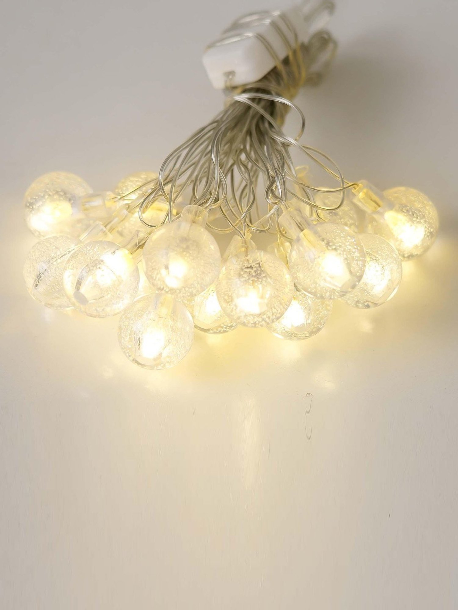 eCraftIndia Crystal Ball Decorative LED Color Changing Fairy String Lights for Diwali