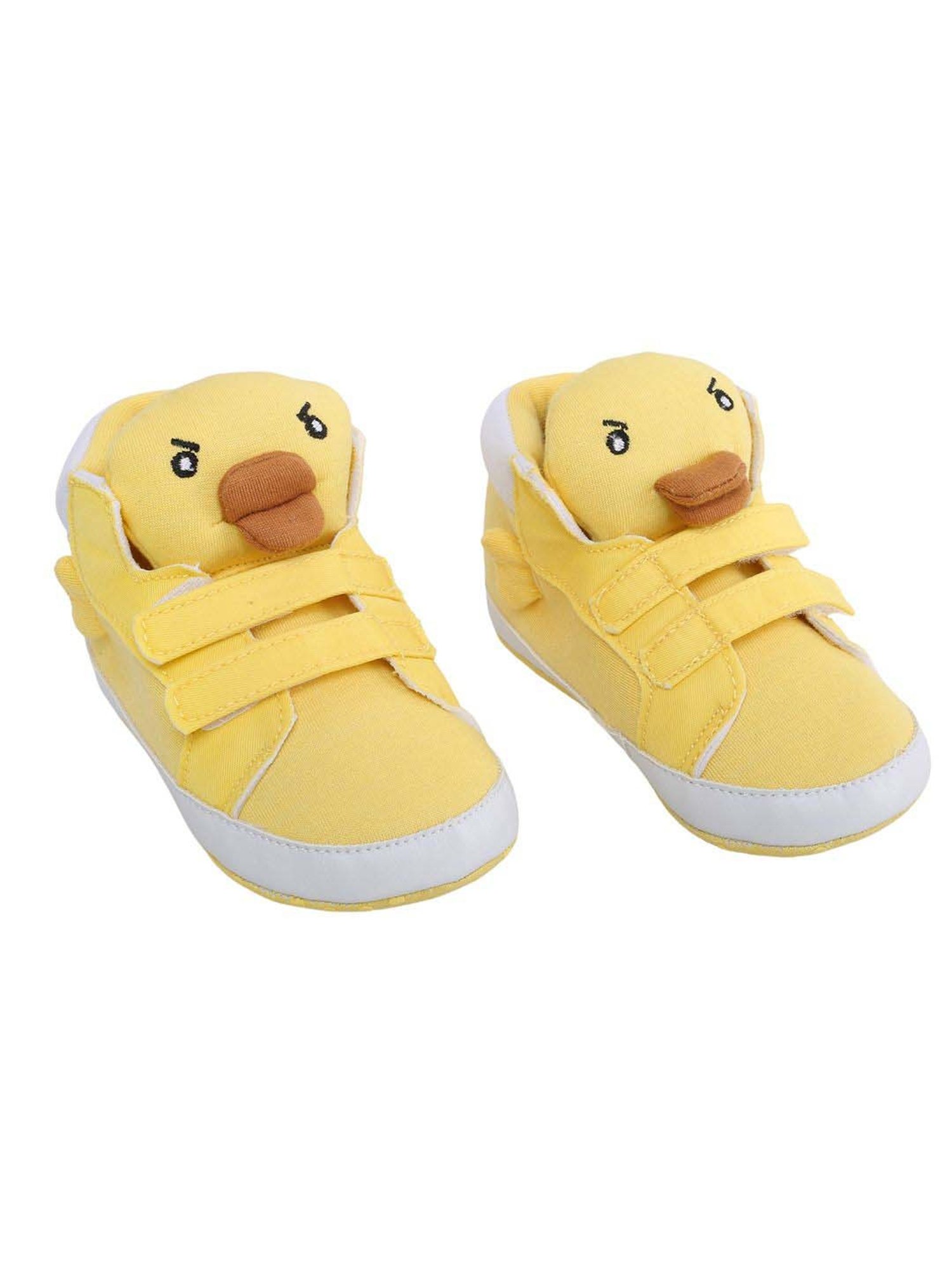 Baby Moo Kids Yellow Casual Booties
