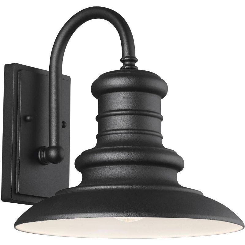Feiss Redding Station 12 1/2" High Black Outdoor Wall Light
