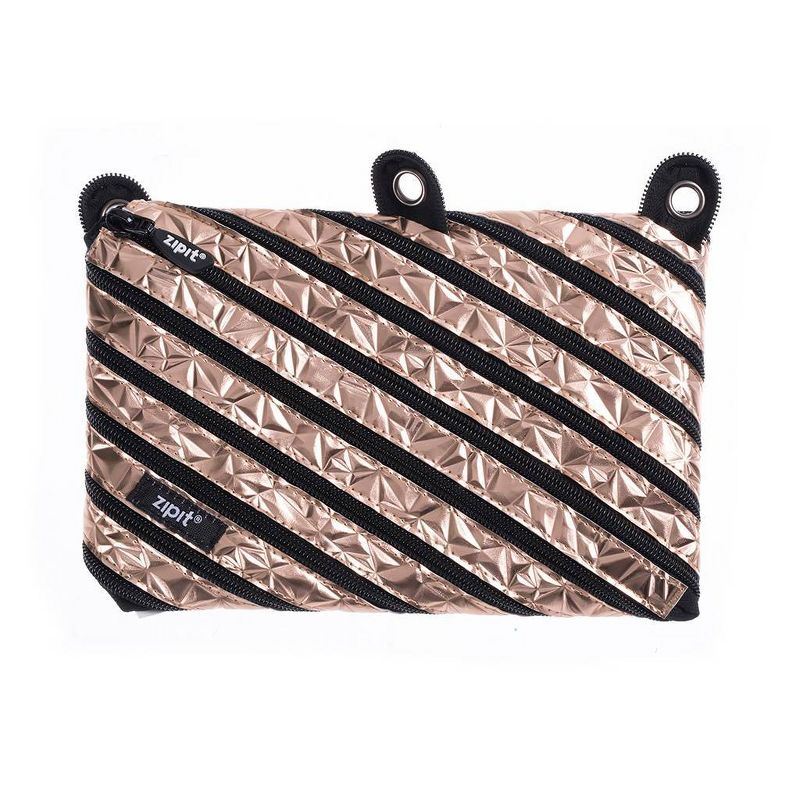 Continuous Zip Binder Pencil Case Iridescent Bronze - ZIPIT