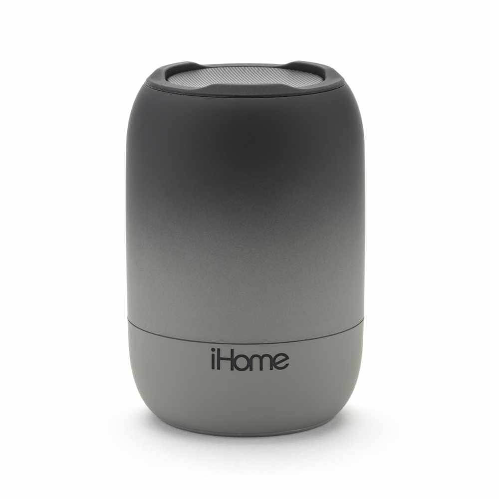 iHome Bluetooth PlayFade Rechargeable Water Resistant Speaker Black/Grey Speakers and Alarm Clocks