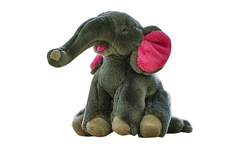 Fluff & Tuff Edsel the Elephant, Large Plush Dog Toy with Squeaker