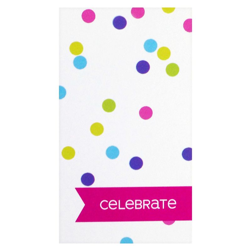 Celebrate Bright Polka Dots Gift Tag