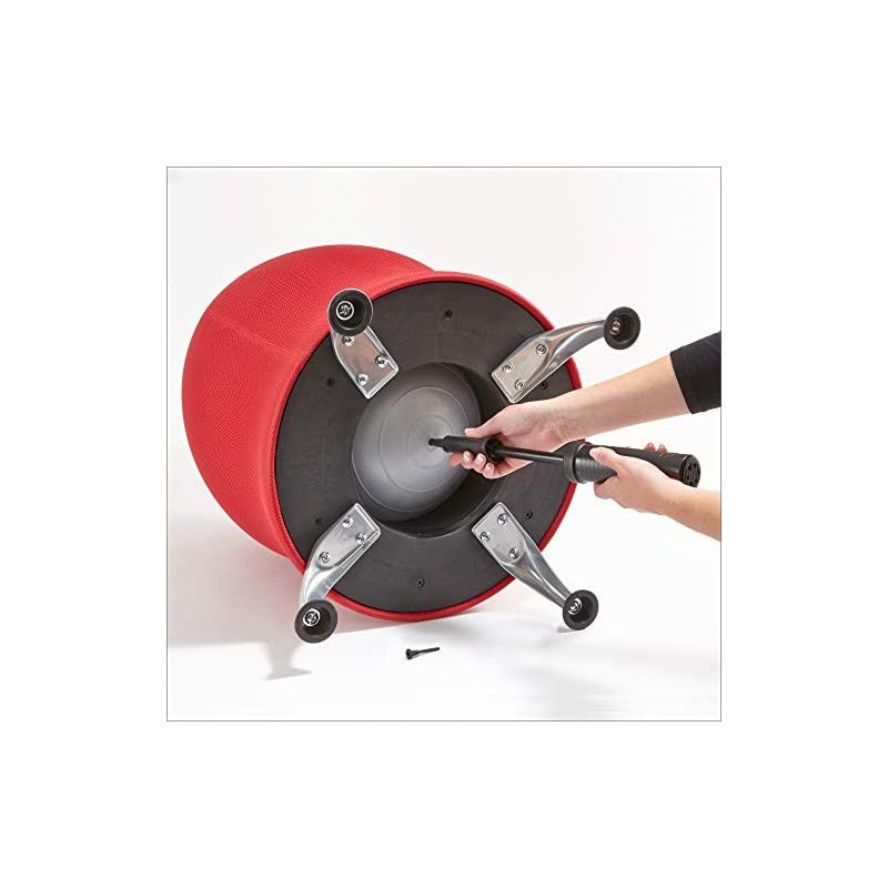 Polyester Mesh Zenergy Ball Chair, Orange