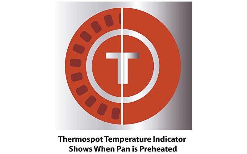 T-fal C561SC Titanium Advanced Nonstick Thermo-Spot Heat Indicator Dishwasher Safe Cookware Set, 12-Piece, Black