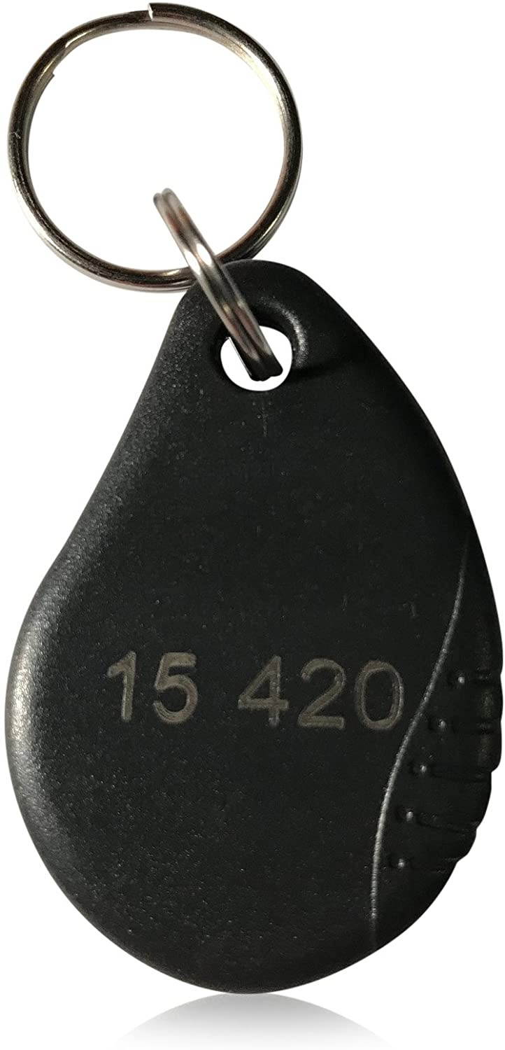 50 Leaf Shaped 26 Bit Proximity Key Fobs Weigand Prox Keyfobs Compatable with ISOProx 1386 1326 H10301 Format Readers. Works with The vast Majority of Access Control Systems
