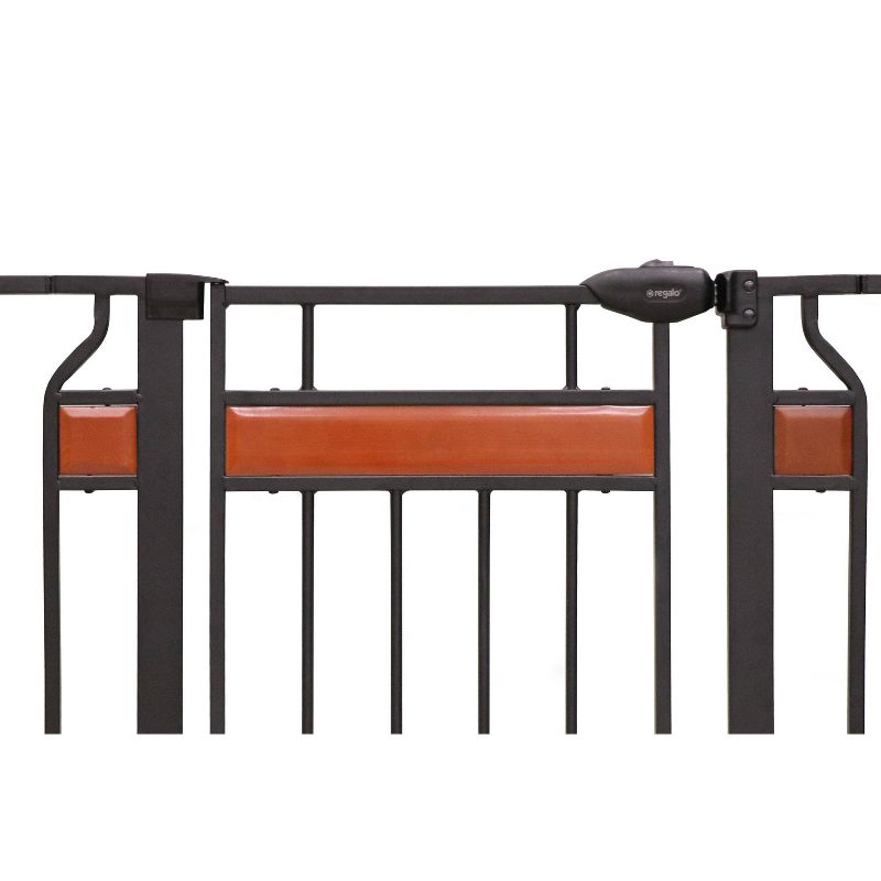 Regalo Extra Wide Home Accents Metal Walk Through Baby Gate