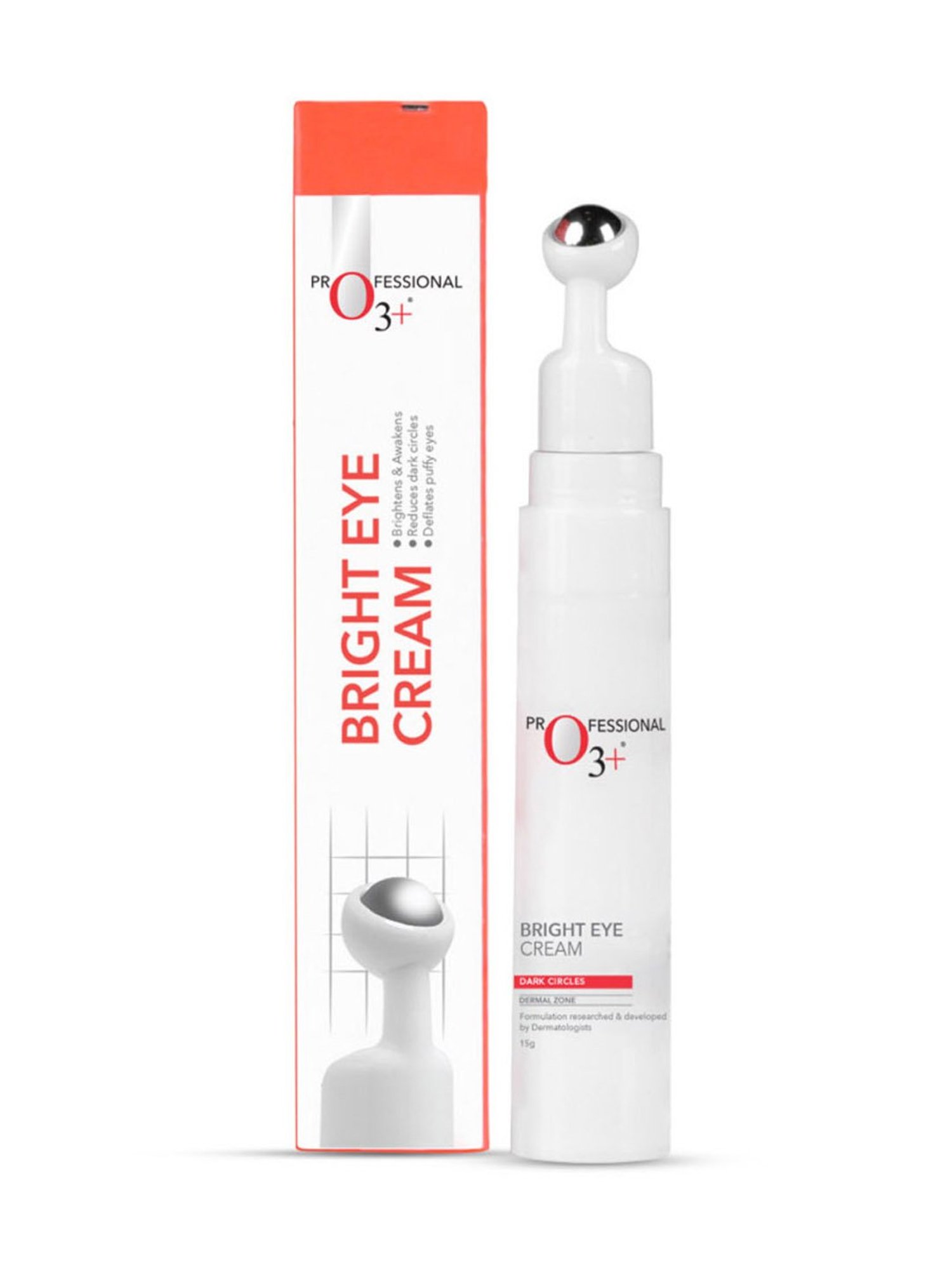 O3+ Bright Under Eye Cream with Hyaluronic Acid - 15 gm
