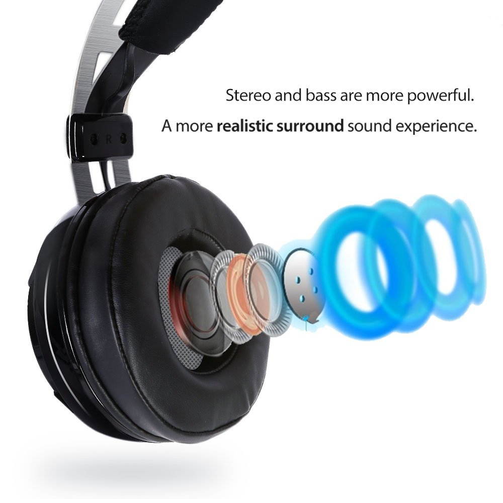 Redragon H301 SIREN2 7.1 Channel Surround Stereo Gaming Headset Over Ear Headphones with Mic Individual Vibration Noise Canceling LED Light