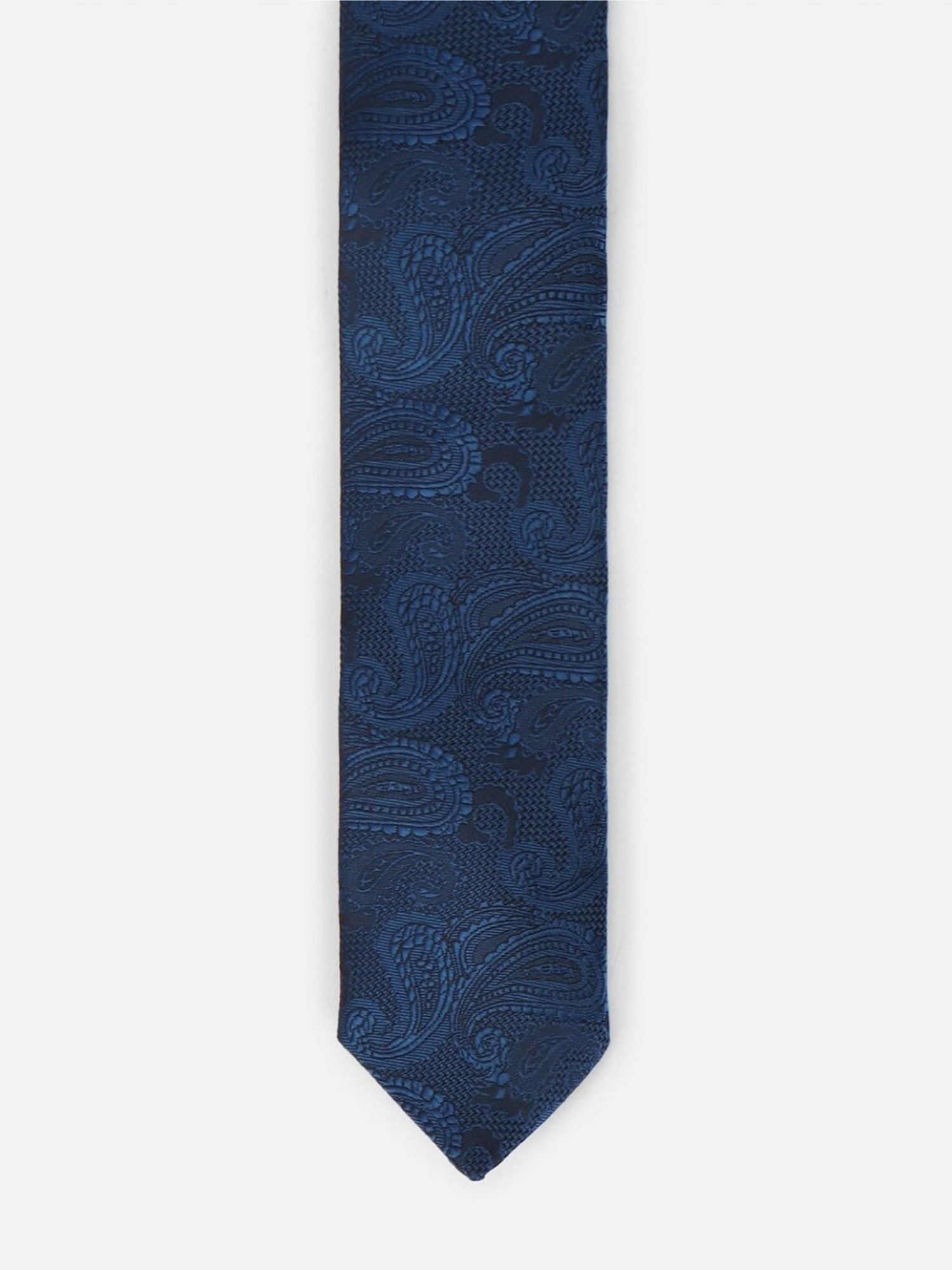 Van Heusen Navy Embroidered Tie