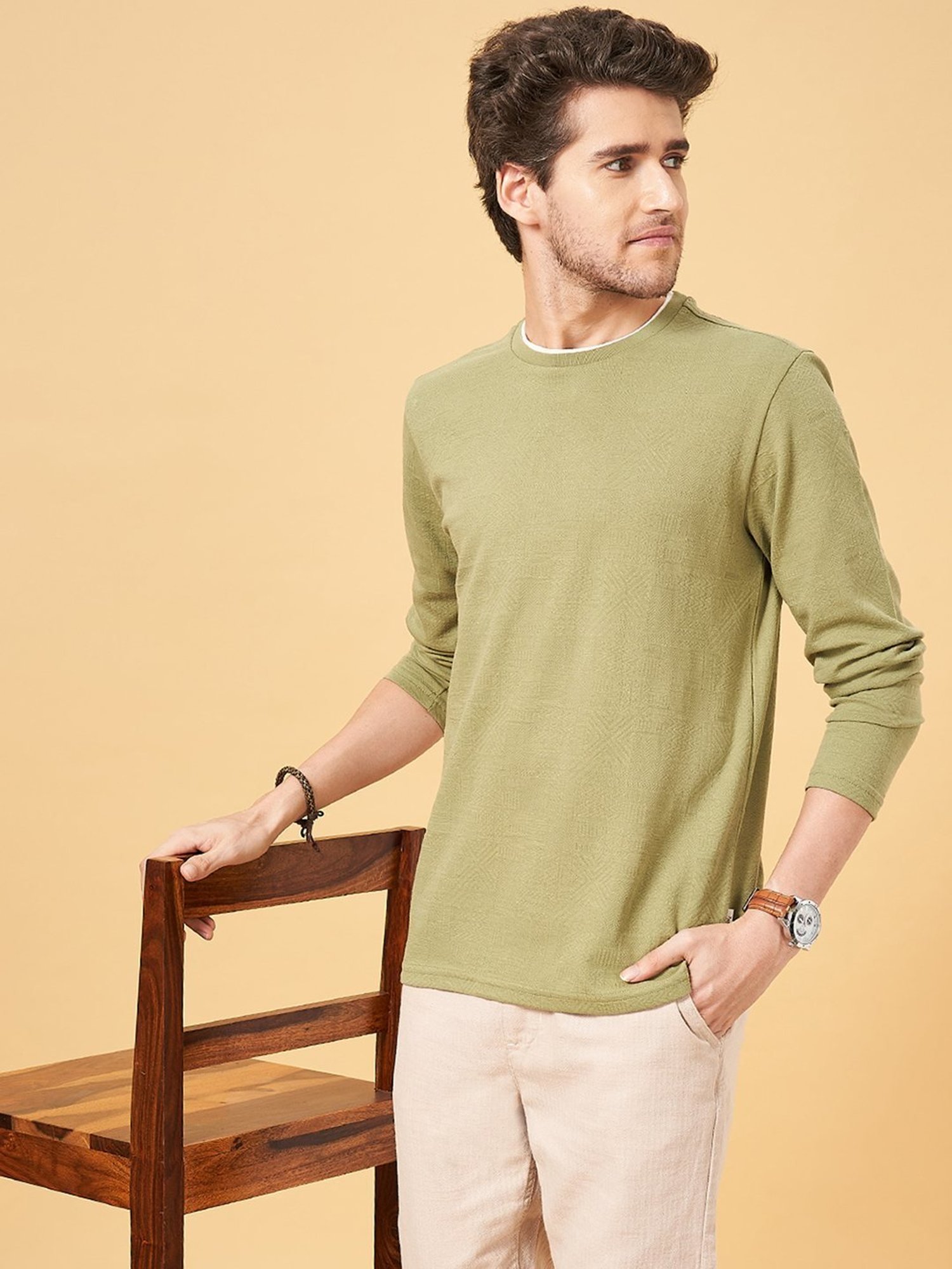 7 Alt By Pantaloons Reseda Slim Fit T-Shirt