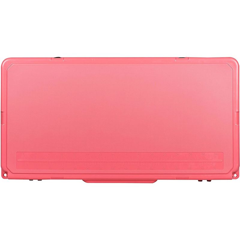 Driftsun Heavy Duty Rotomolded Thermoplastic UV Resistant Portable Commercial Grade 110 Quart Insulated Hard Ice Chest Beverage Cooler, Coral