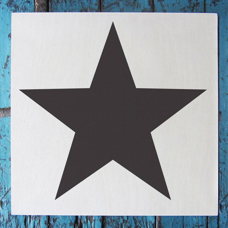 Stencil1 Tattoo Star - Stencil 5.75" x 6"