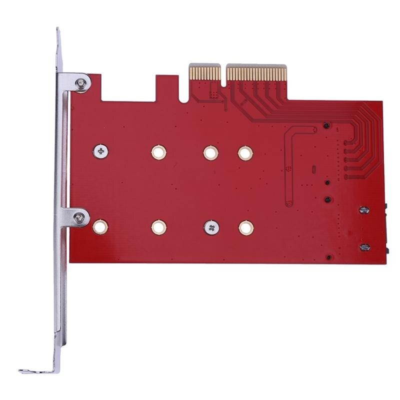 PCI-E PCI Express 4X 8X 16X to NGFF (M.2) SSD Hard Drive Extension Card Adapter Card Desktop PC Add On Cards with Screwdriver