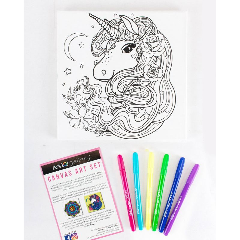 2pk 10" Canvas Art Set - Art 101