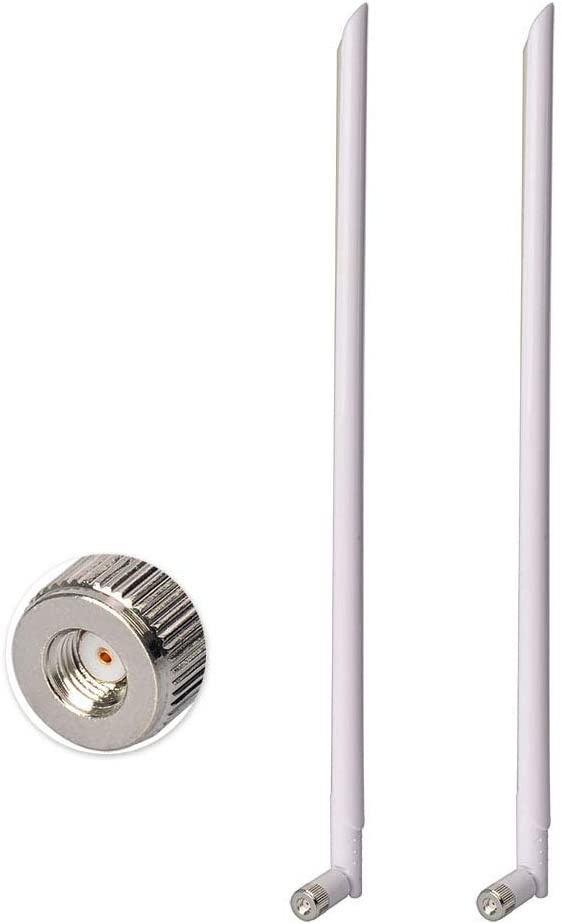 Superbat WiFi Antenna 2.4GHz Omni Antenna 11dBi with RP-SMA Connector for Wireless Network Router PCI Card WLANs 2-Pack