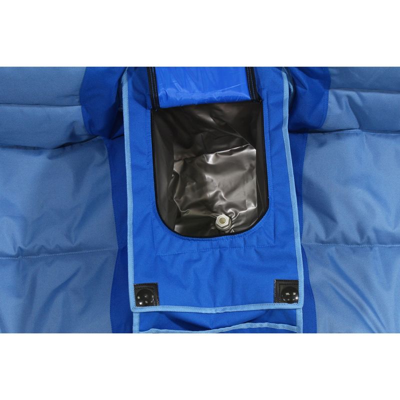 Mac Sports Heavy Duty Collapsible Folding All Terrain Beach Wagon, Red and Grey