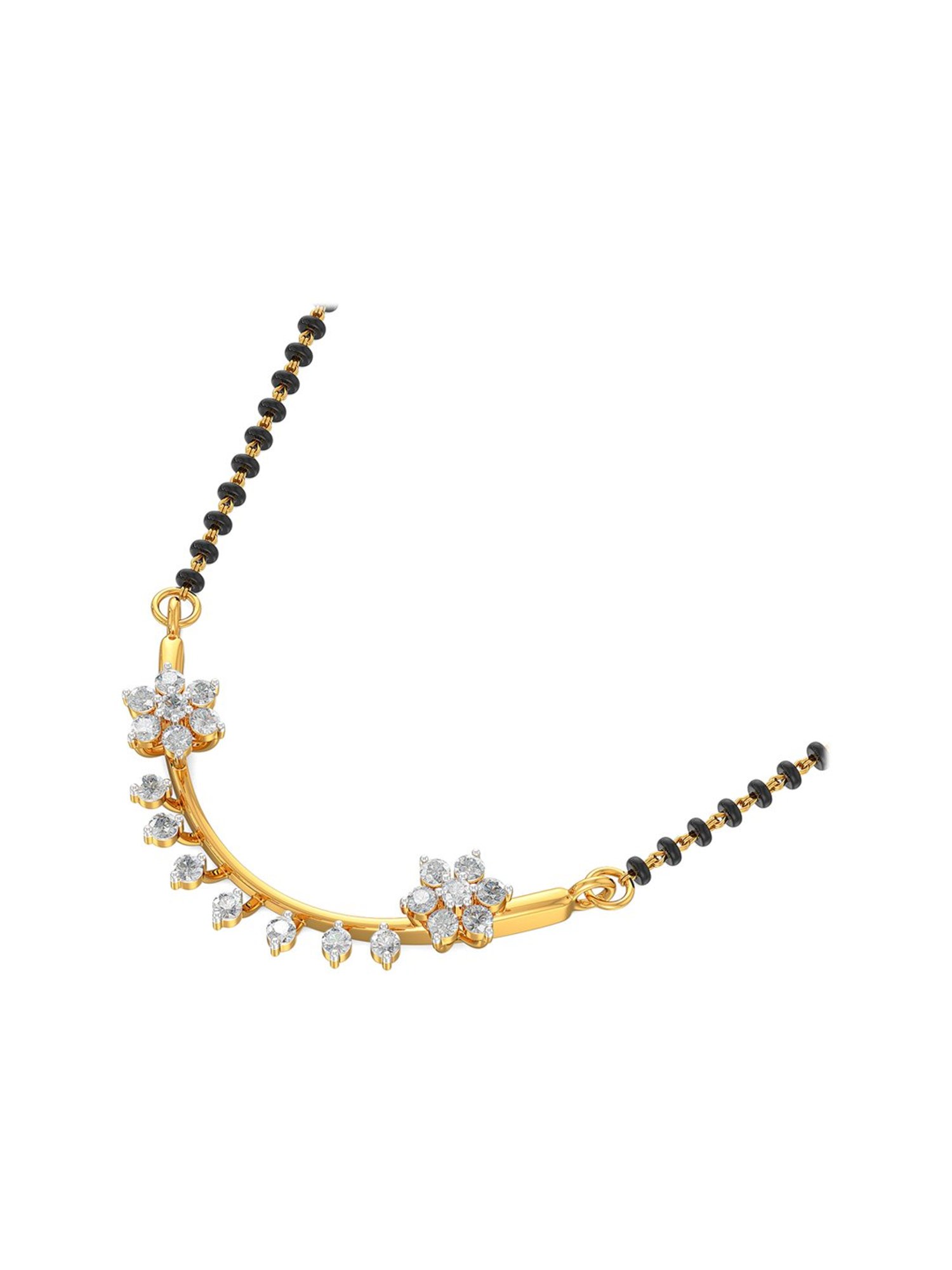 Waman Hari Pethe Jewellers 18k Gold & Diamond Mangalsutra for Women
