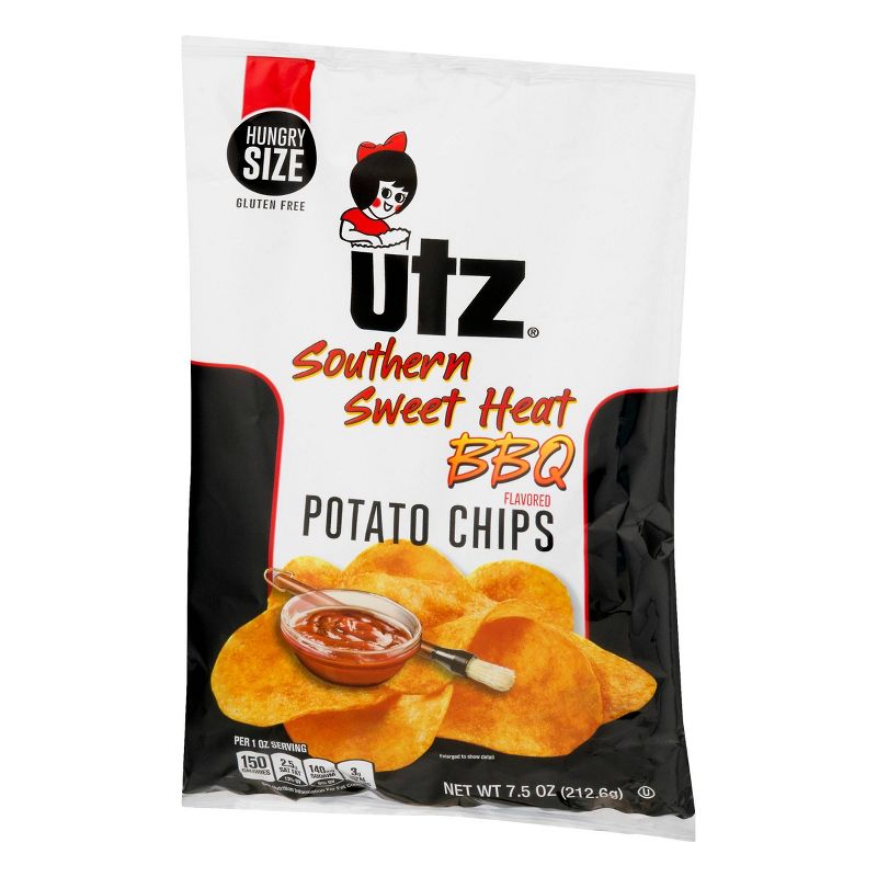 Utz Southern Sweet Heat BBQ Flavored Potato Chips - 7.5oz
