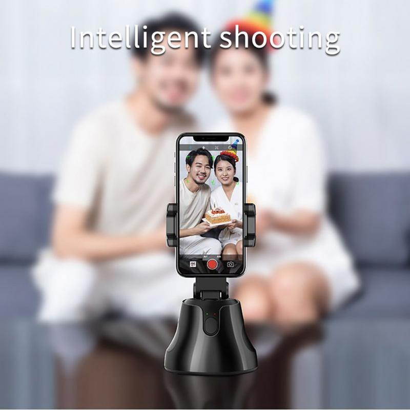 Portable Selfie Auto Tracking Holder 360 Degree Object Tracking Holder Auto Face&Object Tracking Smart Shooting Camera Phone Mount